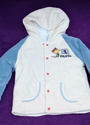 Куртка детская демисезонная, велюровая куртка, куртка осень для новорожденных