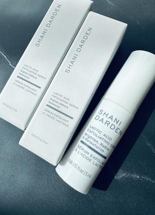 Shani darden skin care lactic acid aha exfoliating serum відлущуюча сироватка з молочною кислотою