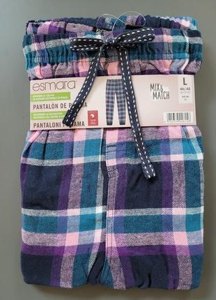Женские фланелевые штаны для дома и сна3 фото