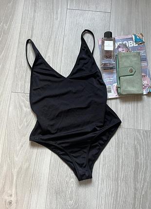 Крутой черный купальник topshop
