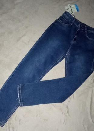 Женские синие джинсы мом 28