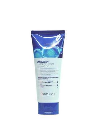 Пилинг-гель с коллагеном farm stay collagen water full moist peeling gel 180ml1 фото