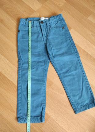 Стильные фирменные штанишки штаны на мальчика 100% cotton piazza italia италия3 фото