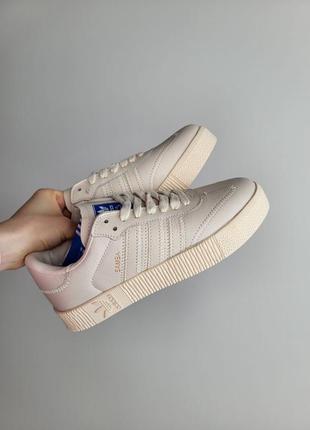 Кроссовки adidas samba beige