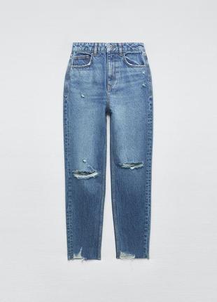 Джинси zara high-rise mom 5862/025/4271 фото