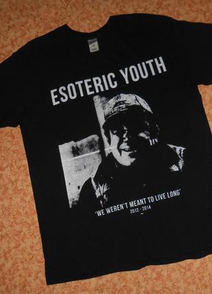 Футболка esoteric youth/we weren't meant to live long/black metal/sludge/crust/рок мерч