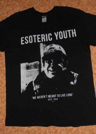 Футболка esoteric youth/we weren't meant to live long/black metal/sludge/crust/рок мерч3 фото