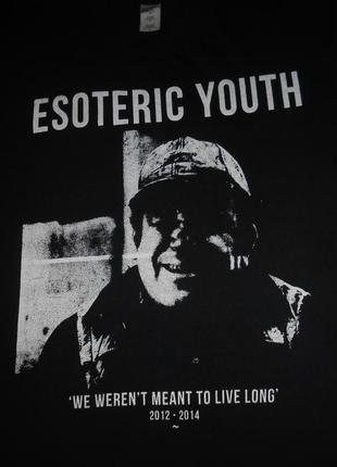 Футболка esoteric youth/we weren't meant to live long/black metal/sludge/crust/рок мерч2 фото