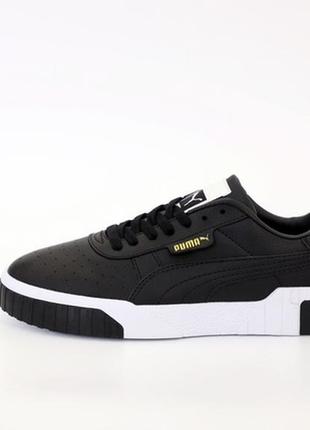 Puma cali black white, чоловічі кросівки пума весна-осінь2 фото