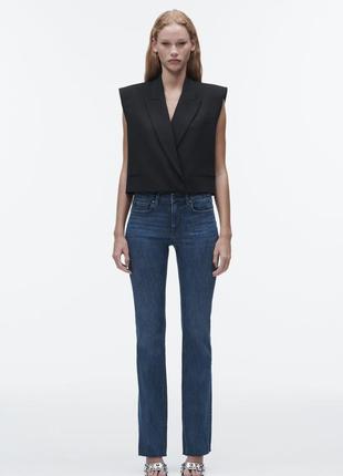 Джинси zara bootcut mid-rise 7223/045/4003 фото