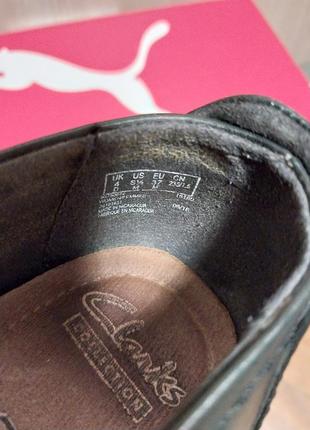 Высококачественные удобные кожаные фирменные туфли clark's10 фото