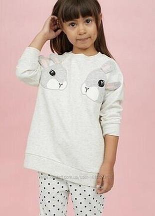 2-4 удлиненная утепленная туника h&amp;m