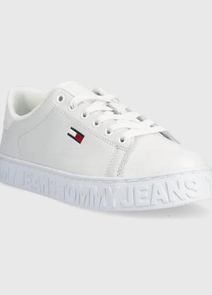 Шкіряні кросівки tommy jeans cool tommy jeans sneaker ess