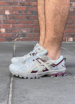 Мужские кроссовки asics gel-kahana 8 grey burgundy 41-42-43-44-45-462 фото