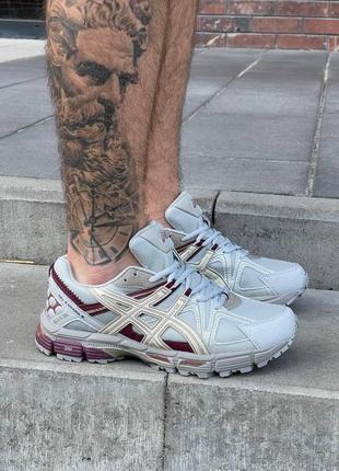 Мужские кроссовки asics gel-kahana 8 grey burgundy 41-42-43-44-45-465 фото