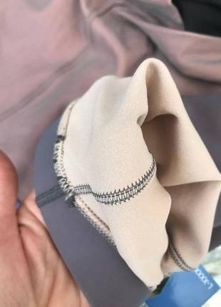 Термические прозрачные флисовые колготки утепленные беж серые черные