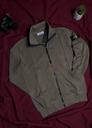 Олімпійка stone island casual khaki кофта стон айленд хакі premiun quality 2023