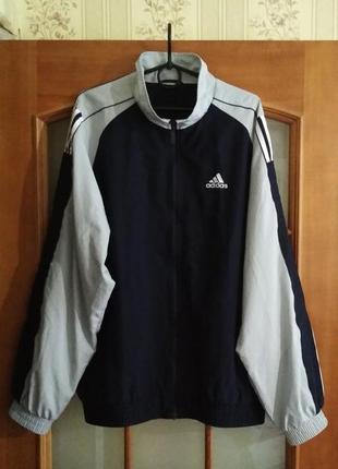 Мужская винтажная олимпийка кофта adidas vintage (l-xl)1 фото