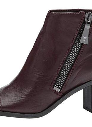 Женские ботинки с открытым носком frye brielle zip peep bootie boot оригинал 39 ,39.5eur2 фото