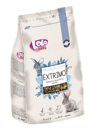 Lolopets extrimo корм для кроликів 750 г 70127 — 750г