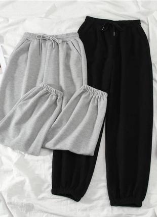 Серые женские спортивные штаны из двунитки  с 48 по 62 раззмер3 фото