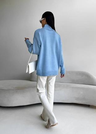 Яскравий лаконічний светр у стилі  massimo5 фото