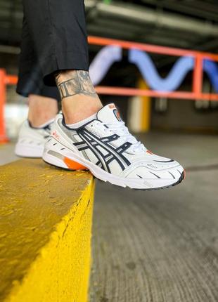 Мужские кроссовки asics gel 1090 mid white midnight7 фото