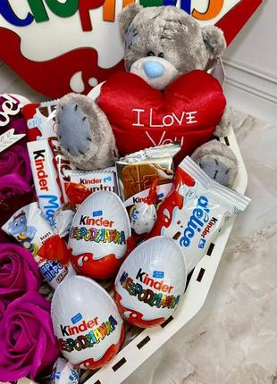 💝 подарочный бокс   kinder love teddy  💝2 фото