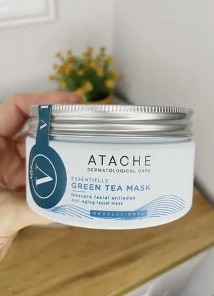 Восстанавливающая и успокаивающая маска с экстрактом зеленого чая atache essentielle reafirming mask guess green tea