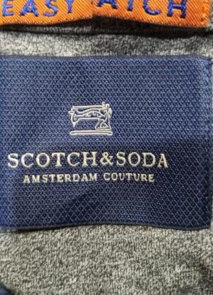 Scotch&amp;soda мужской лонгслив размер s серого цвета5 фото