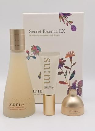 Набір su:m37 secret essence ex special set (есенція 230 мл, крем 35 мл, крем для повік 10 мл)3 фото