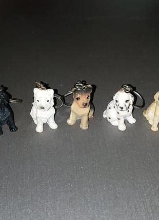 Игрушки мини фигурки собаки собака брелок3 фото