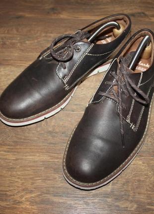 Туфли мокасины clarks