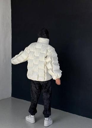 Женская зимняя куртка пуховик свободного кроя оверсайз до -30⁰с❄️7 фото