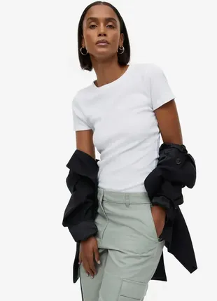 Футболка в рубчик h&m 1157799001