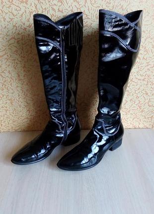 Демисезонные сапоги на полную голень, 38 р, 39 р.