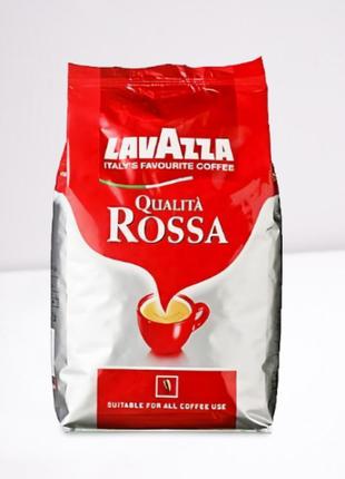 Кава в зернах lavazza qualita rossa 1 кг