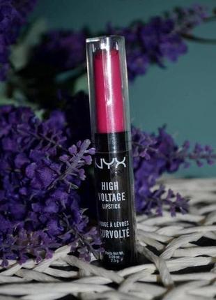 Нова помада для губ nyx professional makeup high voltage lipstick1 фото