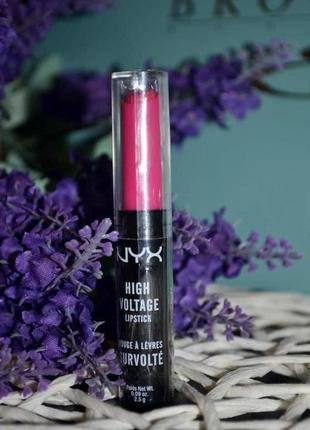 Нова помада для губ nyx professional makeup high voltage lipstick2 фото