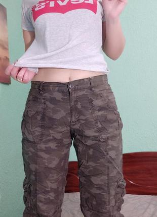 Теплі комуфляжные штани, лижні (обмін)