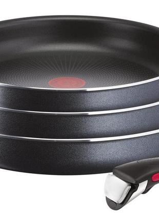 Набір сковорідок tefal ingenio xl force l1589053  (4 предмети)1 фото