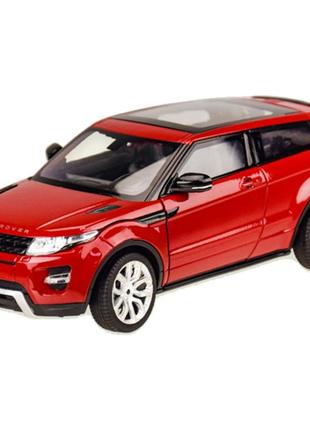 ¶машина металева range rover evoque welly 24021w 1:24 (червоний)