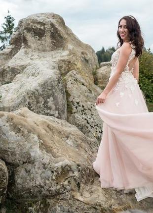 Crystal весільна сукня весільна сукня + подарунок (нова фата)2 фото