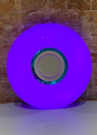 Светильник с пультом диммер + rgb + bluetooth колонка lu- rivs stradivarius-80w lumano5 фото