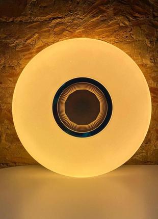 Светильник с пультом диммер + rgb + bluetooth колонка lu- rivs stradivarius-80w lumano3 фото