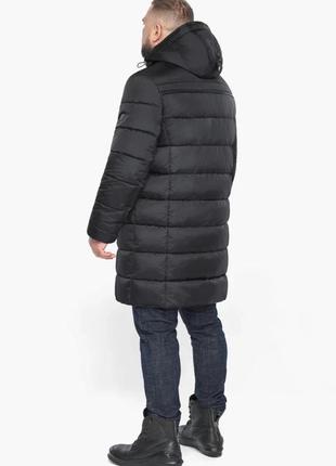 Чёрная зимняя мужская куртка больших размеров braggart titans4 фото