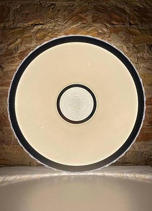 Светильник с пультом 50w, до 25м2  lu-sirius chrome-50w lumano2 фото