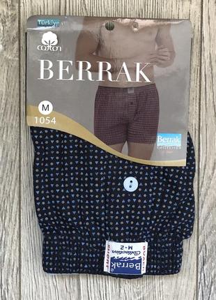 Трусы мужские berrak 1054 боксёры семейные трикотажные турция . размер : m (48/50)
