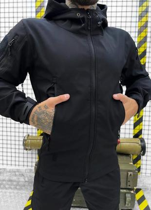 Тактичний костюм водонепроникний софтшел осінь військова форма softshell куртка з капюшоном і штани5 фото