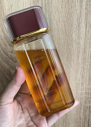 Гель для душу, піна cartier must ii de cartier оригінал вінтаж